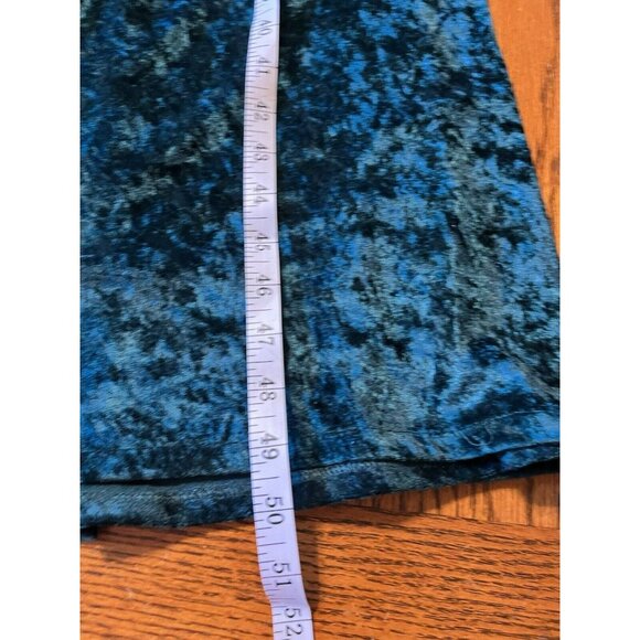 Emerald Green Velvet Dress Midi Cowl Neck Cap Sleeve Witchy Whimsygoth Sz 12 Vtg - Picture 7 of 8